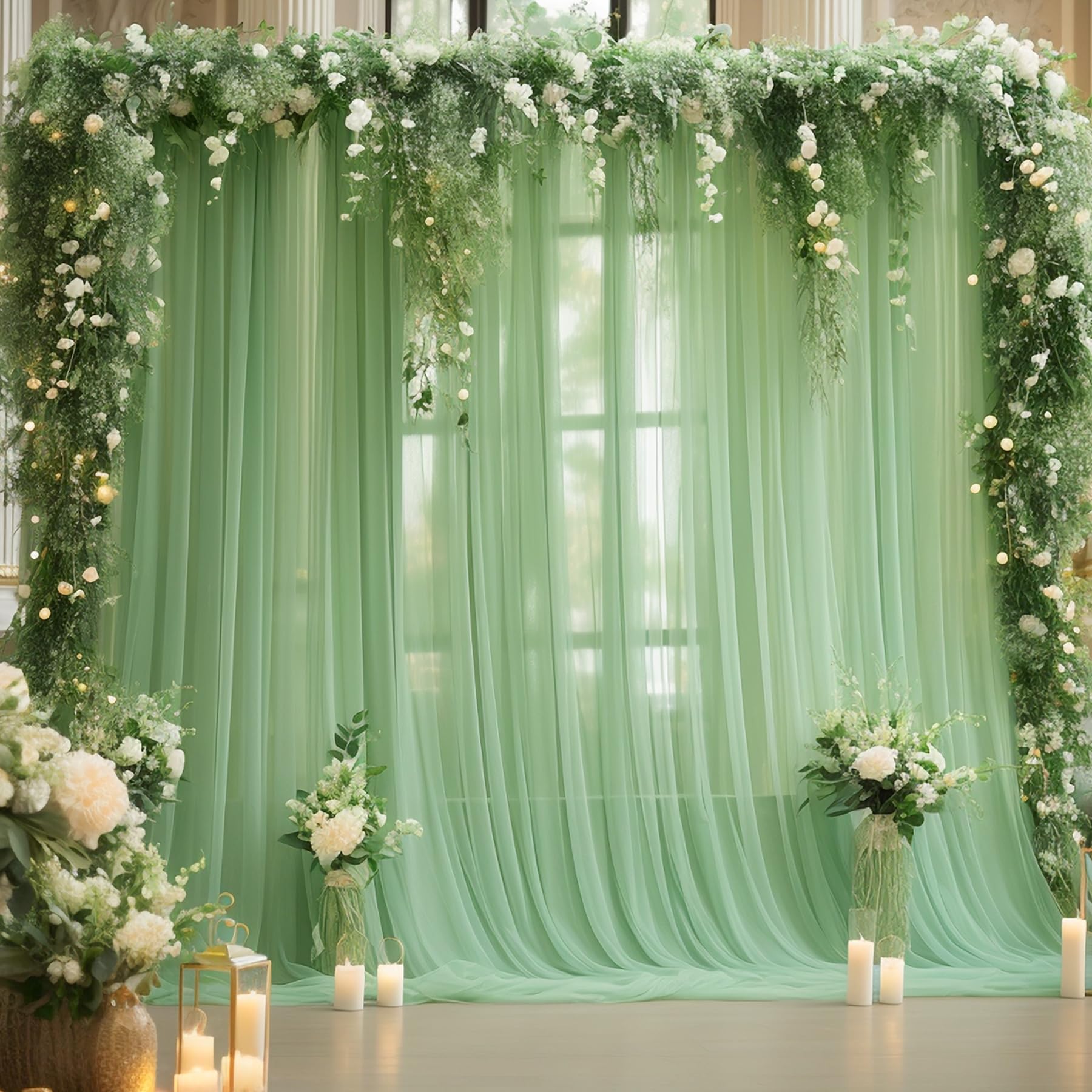 Office Tech Background - 5FT×10FT Chiffon Achtergrond Gordijn voor Bruiloft