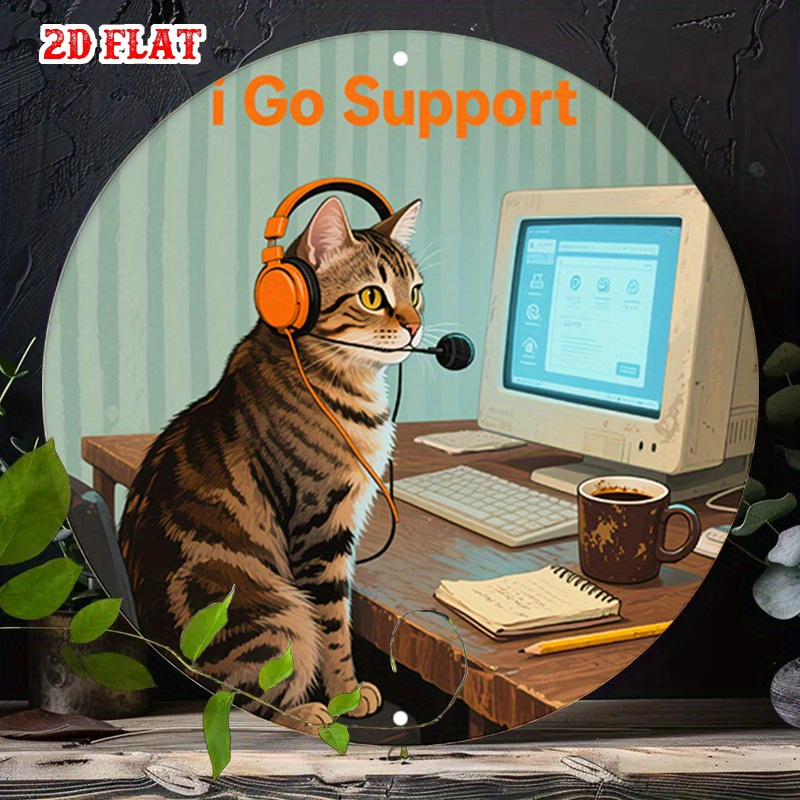 Office Of Tech - CIFBUY 2D Platte Grappige Tech Support
