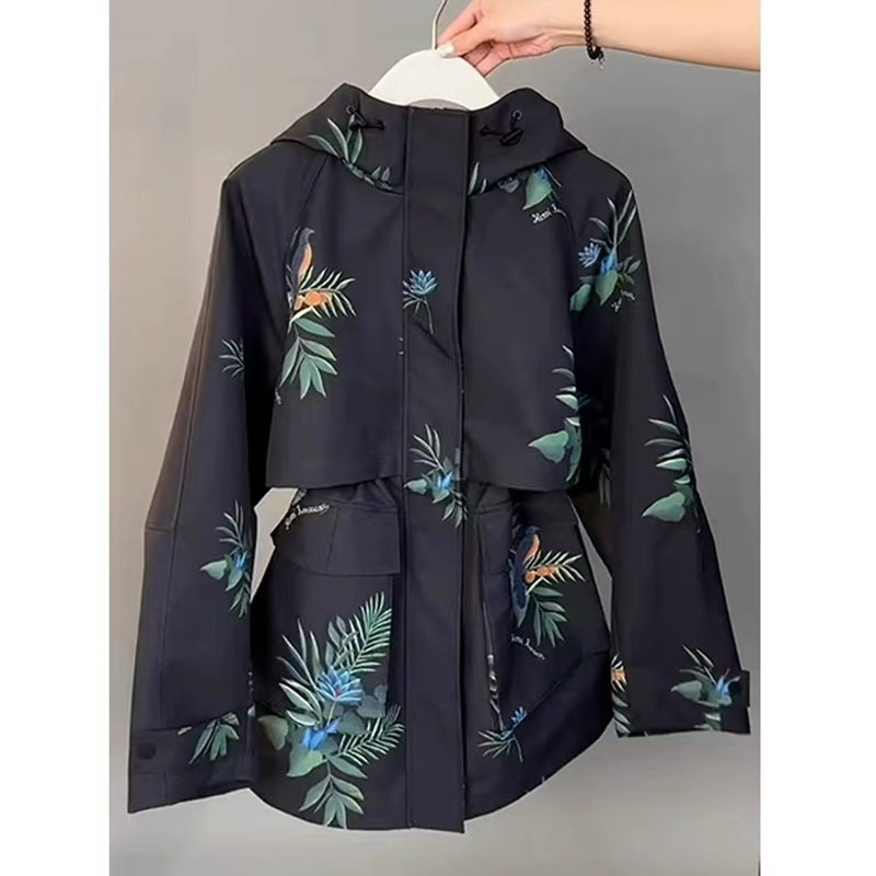 Office Tech Wear - YYAHAHAS Technisch windjack voor dames, losvallend