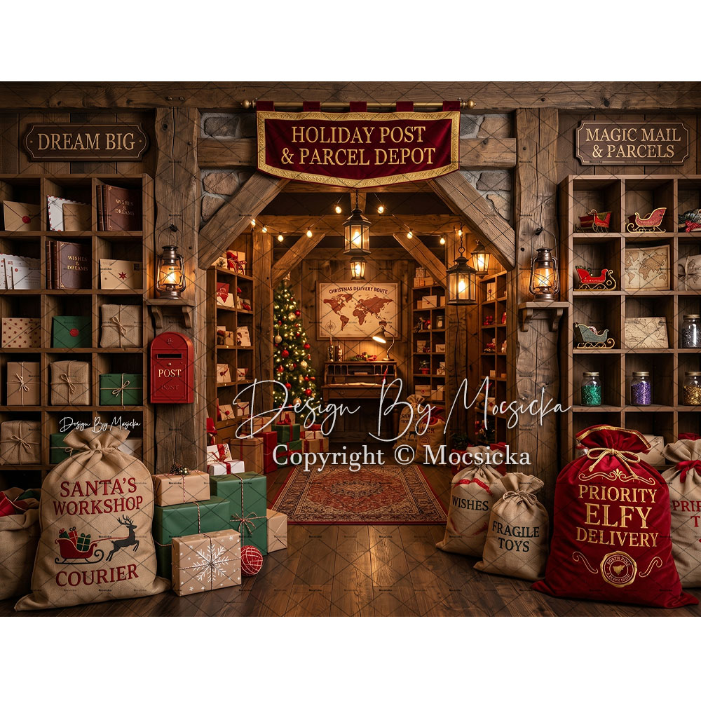 Mocsicka Kerstpostkantoor Acht - Office Tech Background recensie en prijs