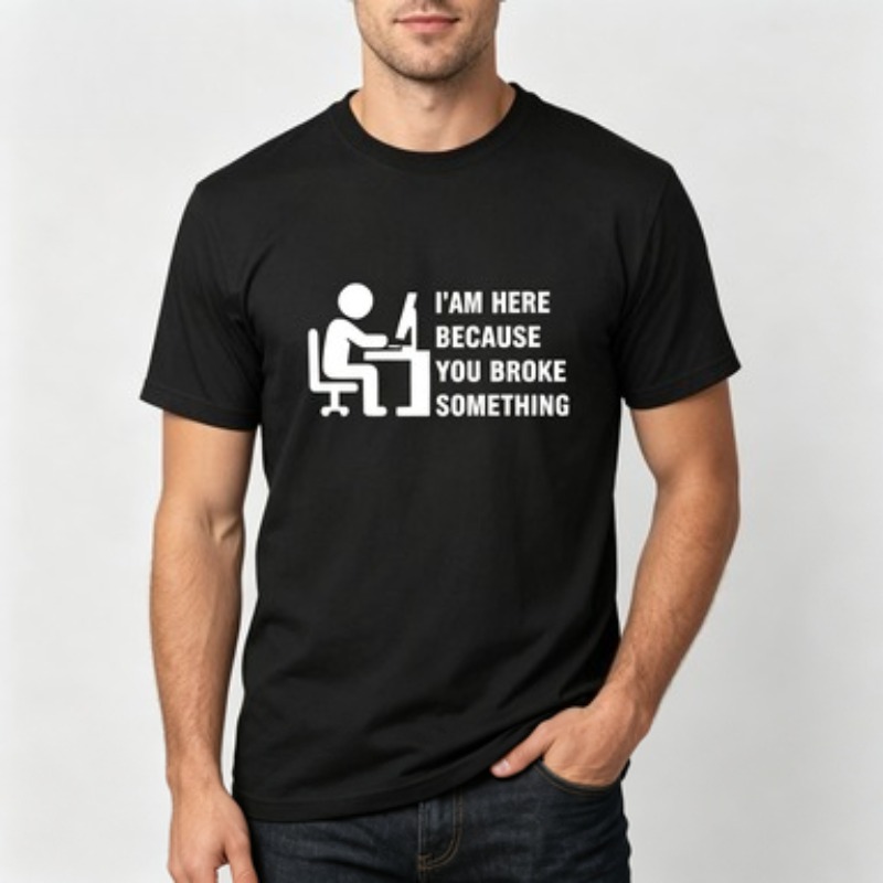 Zacht katoenen heren T-shirt T - Office Tech Wear recensie en prijs