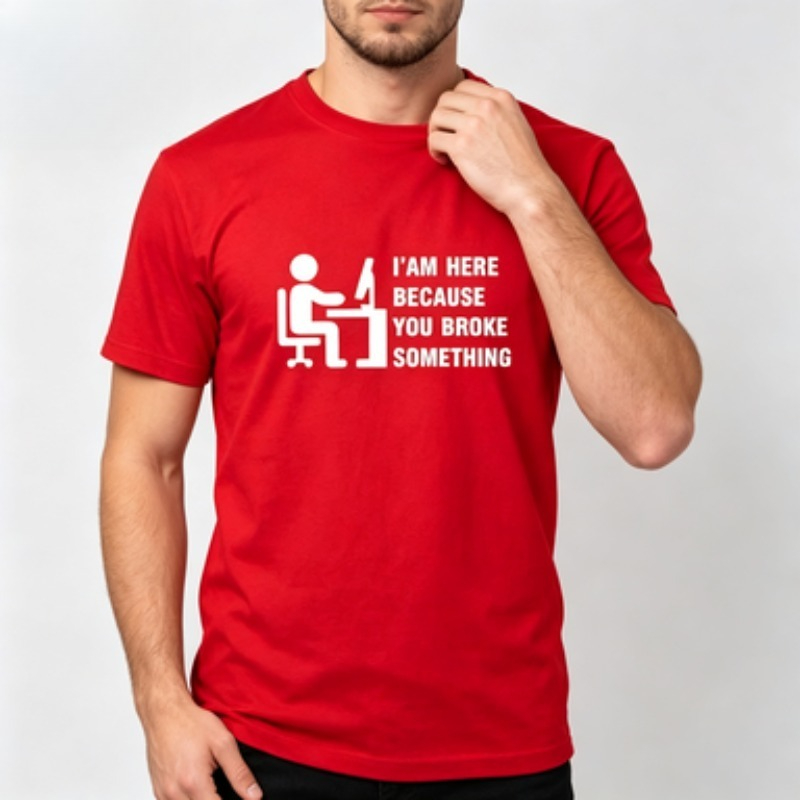 Zacht katoenen heren T-shirt T - Office Tech Wear recensie en prijs