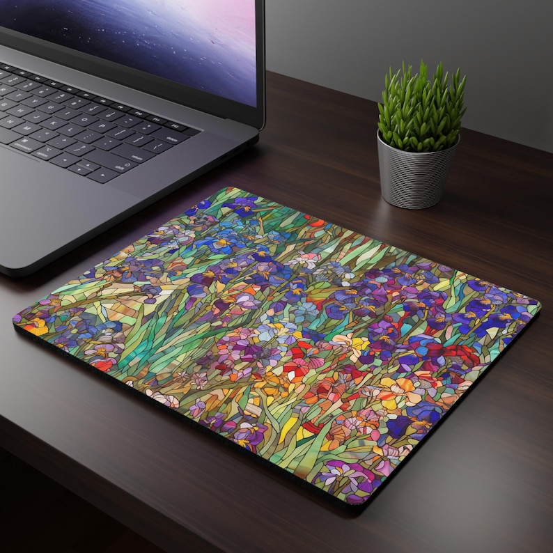 Bloemenmozaïek Muismat Kleurri - Office Tech Set Up recensie en prijs